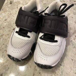 Under Armour Kids' Black and White Sneakers